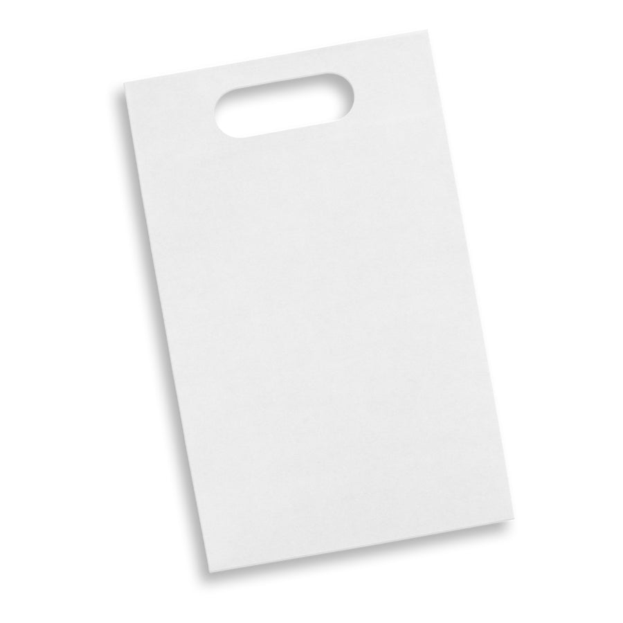 Kraft Die Cut Paper Wine Bag (White)