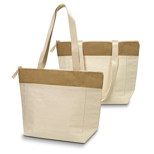 Canvas Cotton Cooler Tote (Natural)