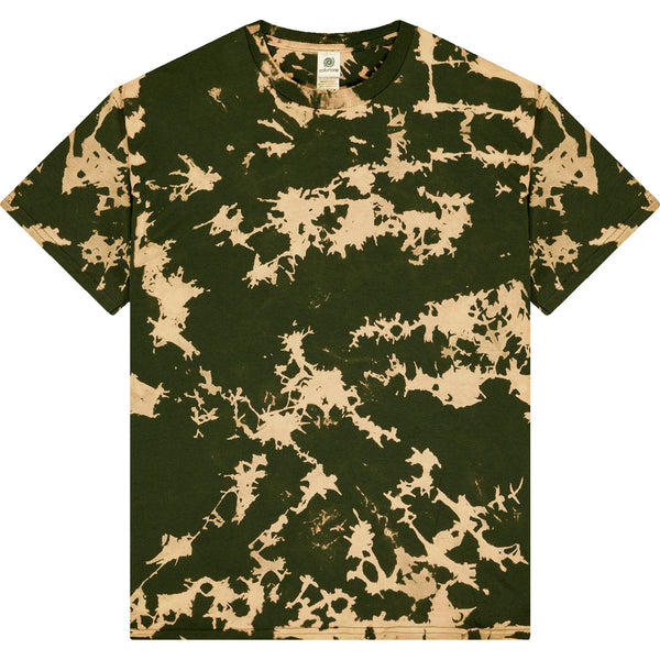 1385 Colortone Bleach Out Dyed T-Shirt (Green)