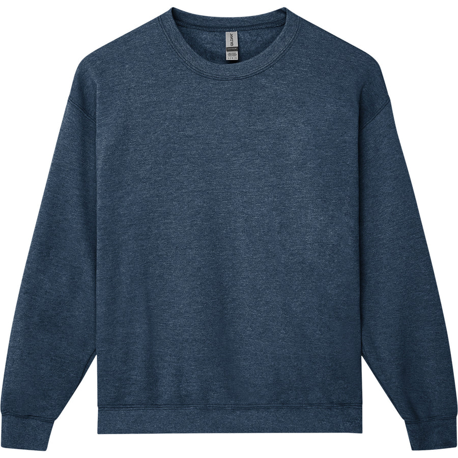Gildan Heavy Blend 18000 Crewneck (Heather Dark Navy)