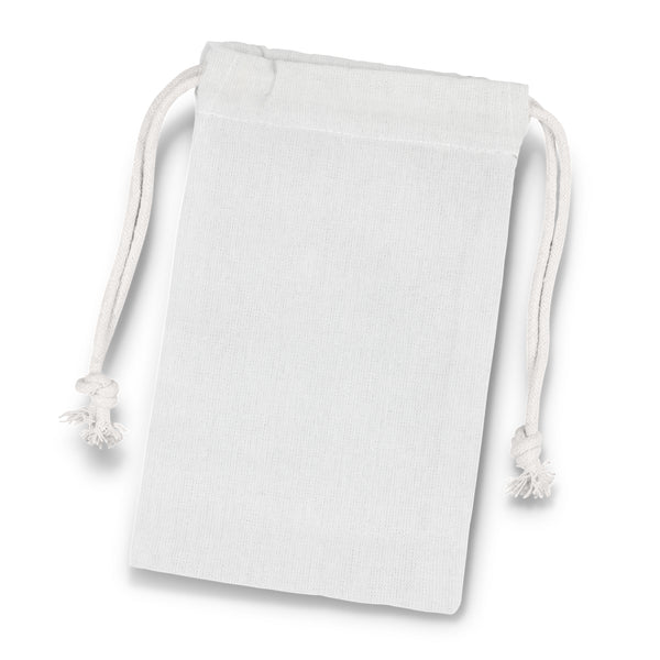 Linen Cotton Gift Bag - Small (White)