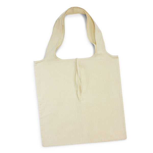 Canvas Foldaway Tote Bag (Natural)