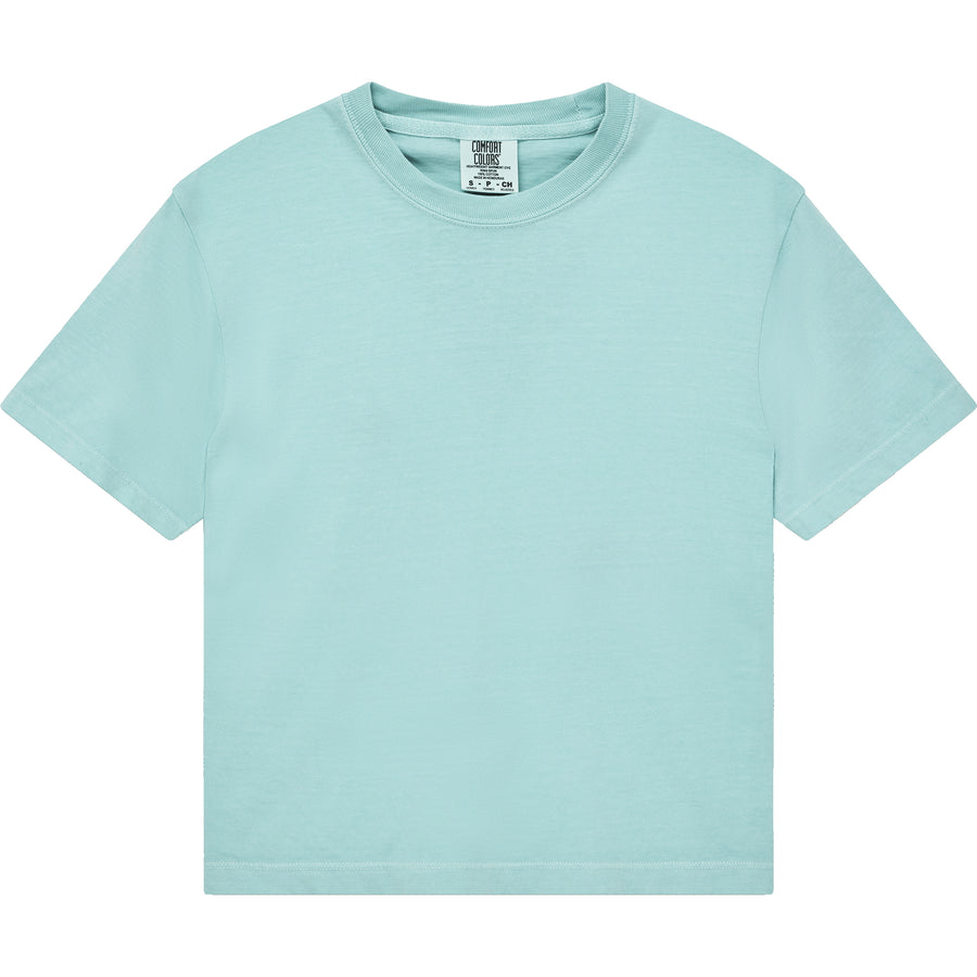 Comfort Colors 3023CL Boxy Cropped T-Shirt (Chalky Mint)