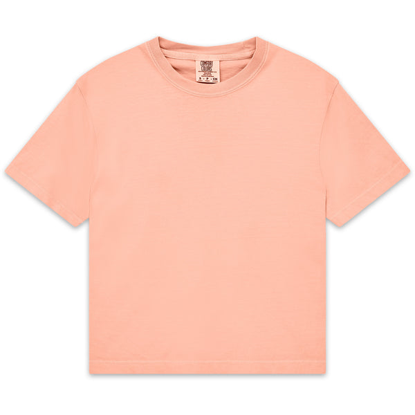Comfort Colors 3023CL Boxy Cropped T-Shirt (Peachy)