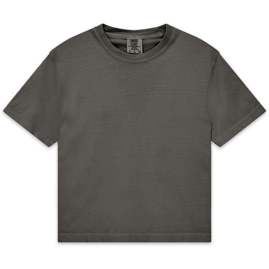 Comfort Colors 3023CL Boxy Cropped T-Shirt (Pepper)