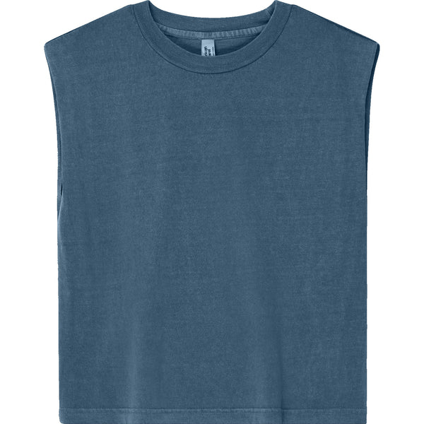 American Apparel 307GD Muscle T-Shirt (Faded Navy)