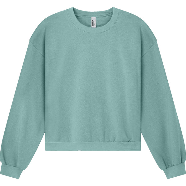 American Apparel RF494 Boxy Cropped Crewneck (Arctic)