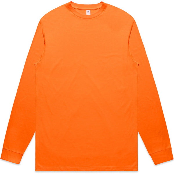 AS Colour Block Safety L/S Tee | 5054F (Safety Orange)