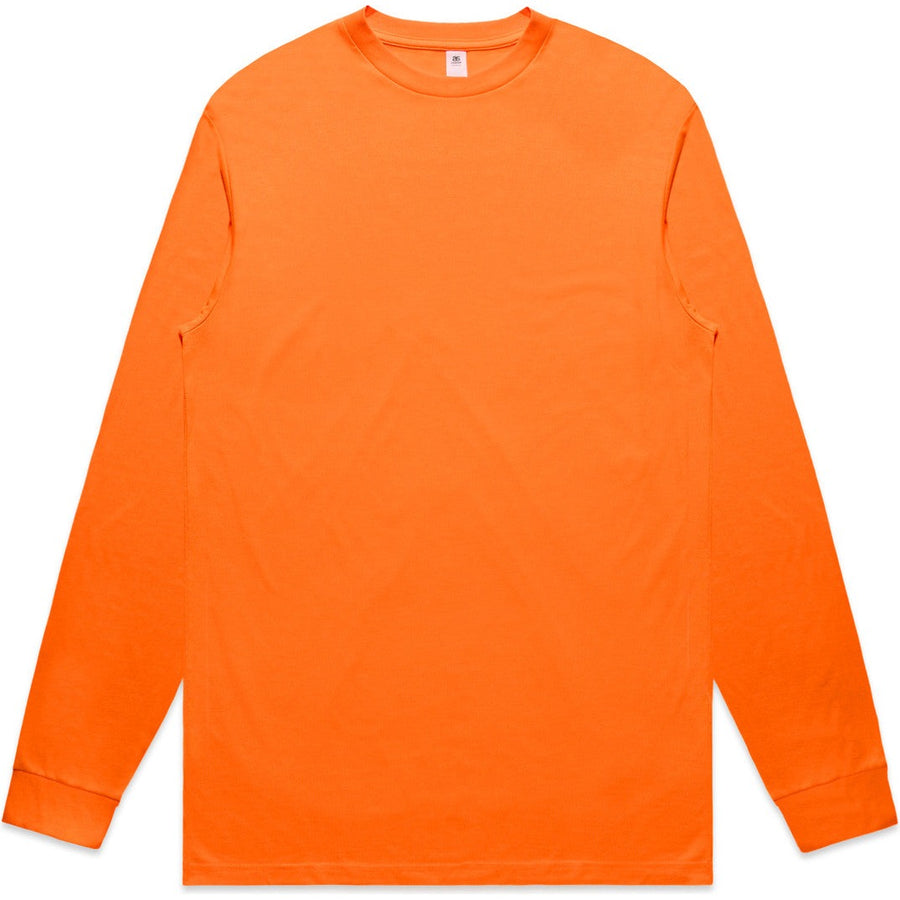 AS Colour Block Safety L/S Tee | 5054F (Safety Orange)