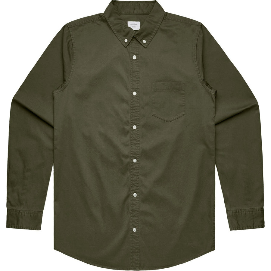 AS Colour Denim Wash Shirt | 5414 (Army)