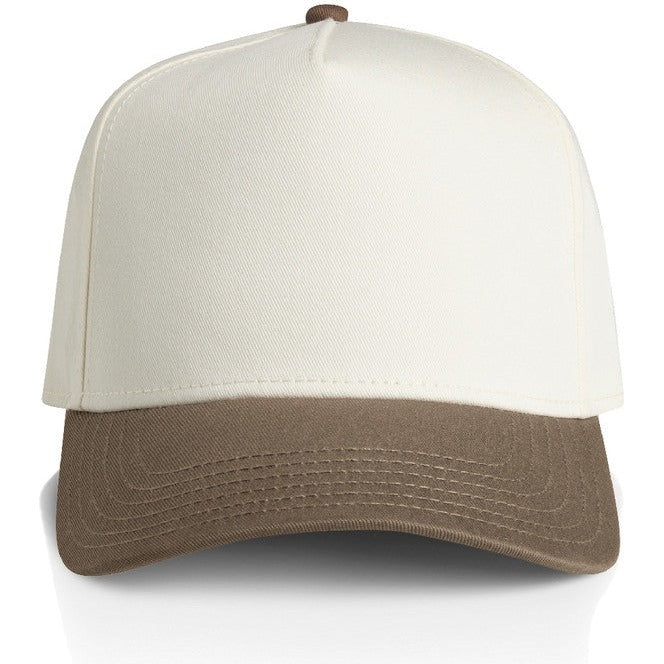 AS Colour Frame Two-Tone Cap | 1165 (Natural/Walnut)