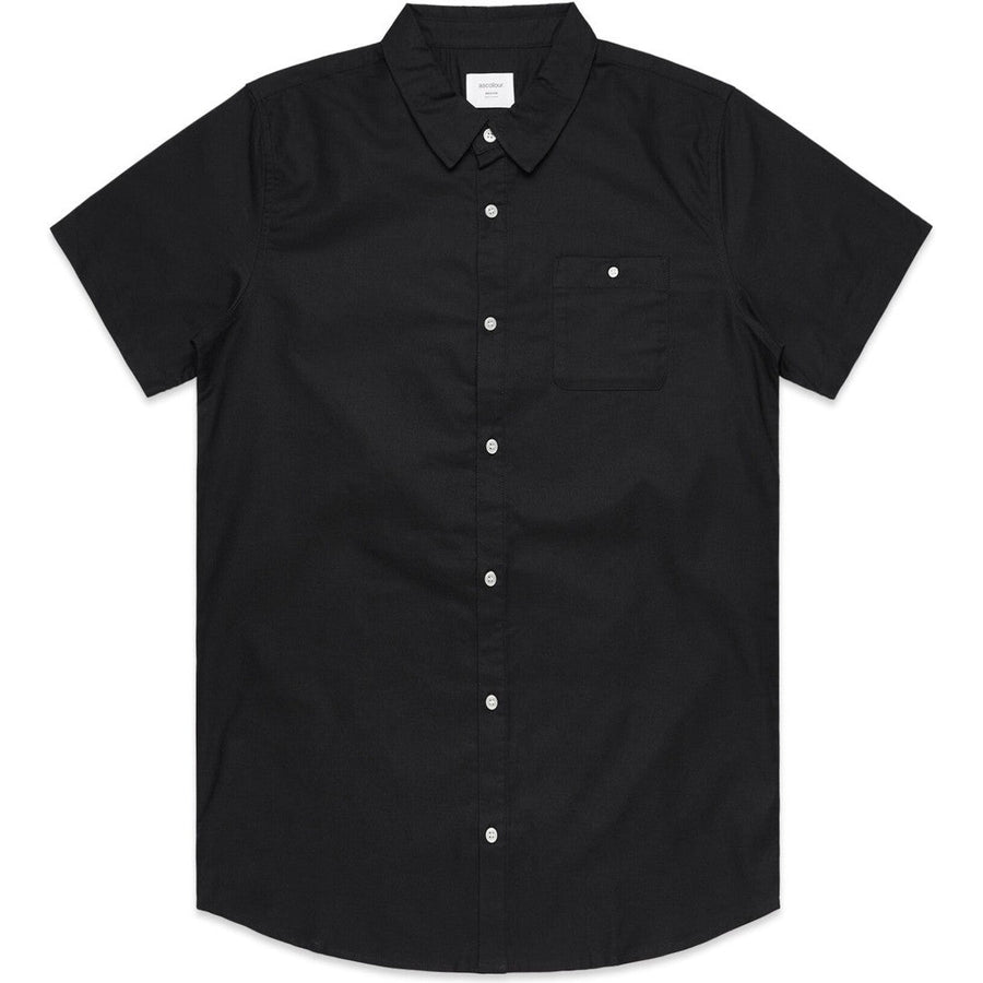AS Colour Oxford S/S Shirt | 5407 (Black)