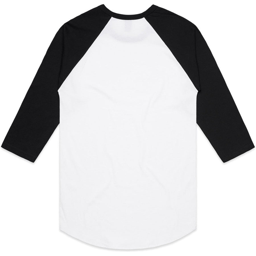 AS Colour Raglan Tee | 5012 (White/Black)