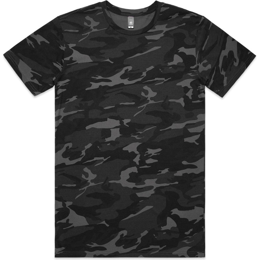 AS Colour Staple Camo Tee | 5001C (Black Camo)