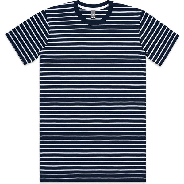 AS Colour Staple Stripe Tee | 5028 (Navy/White)