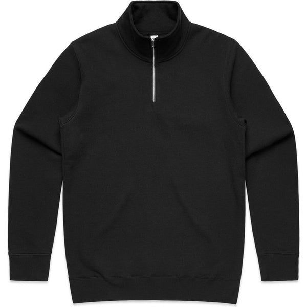 AS Colour Stencil Half Zip Crew | 5125 (Black)