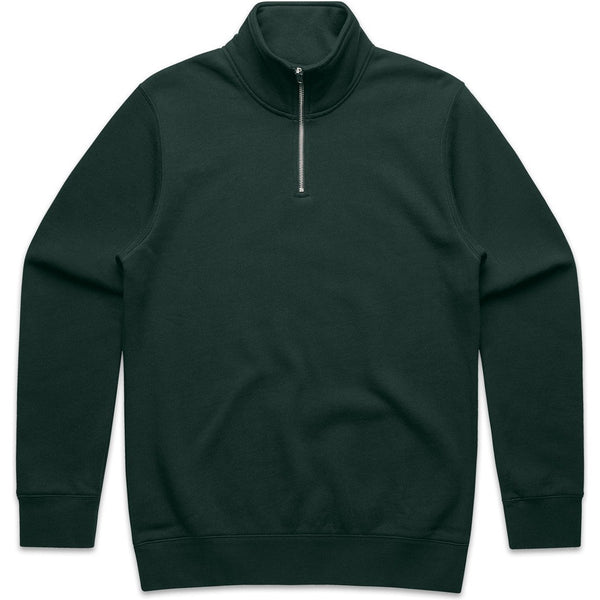 AS Colour Stencil Half Zip Crew | 5125 (Pine Green)
