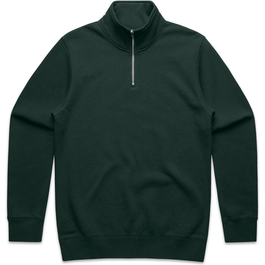 AS Colour Stencil Half Zip Crew | 5125 (Pine Green)