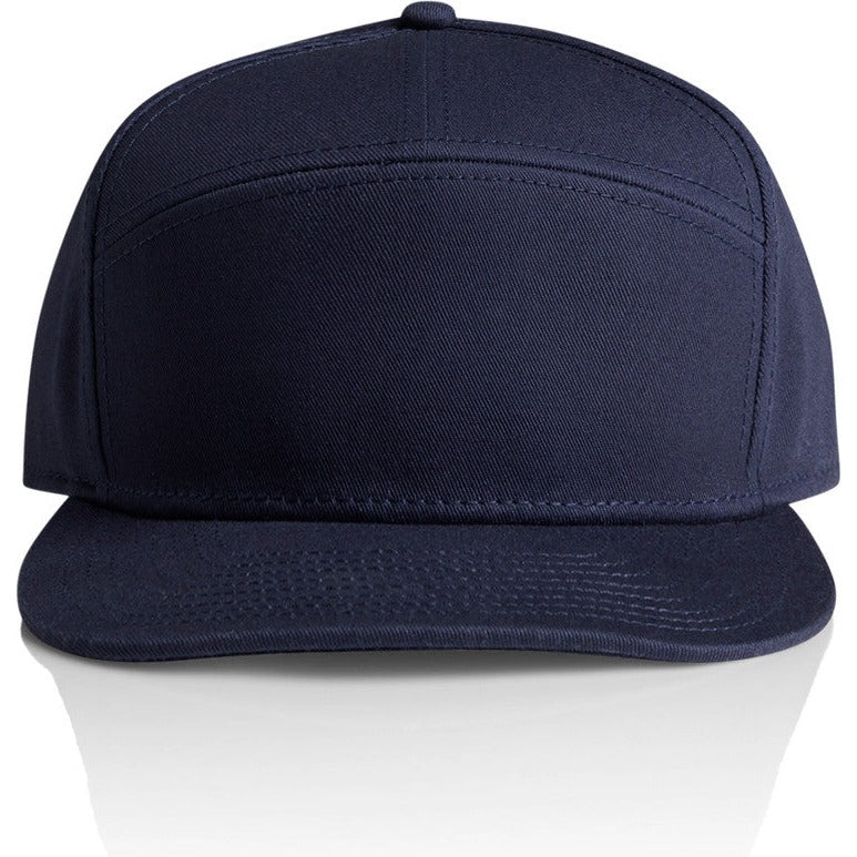 AS Colour Stock 7-Panel Cap | 1184 (Midnight Blue)
