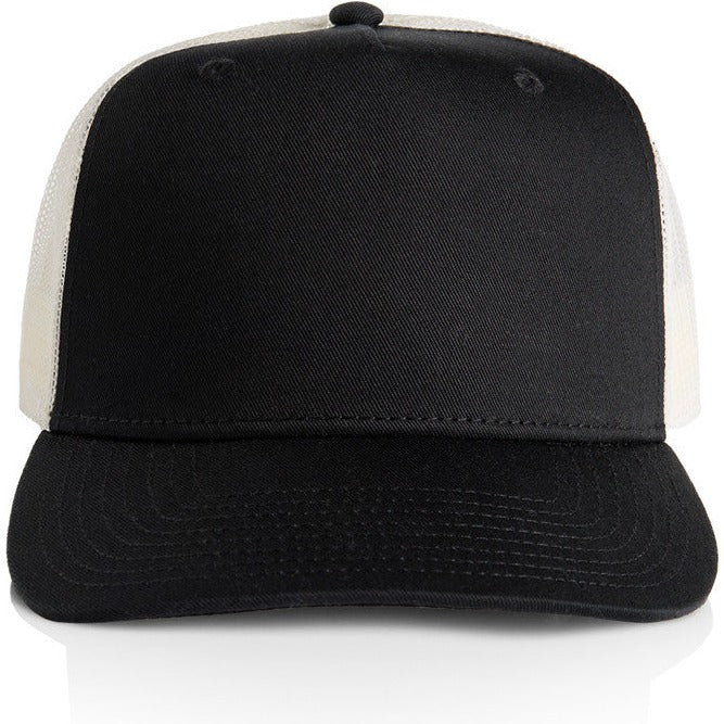 AS Colour Stock Contrast Trucker | 1110 (Black/Ecru)