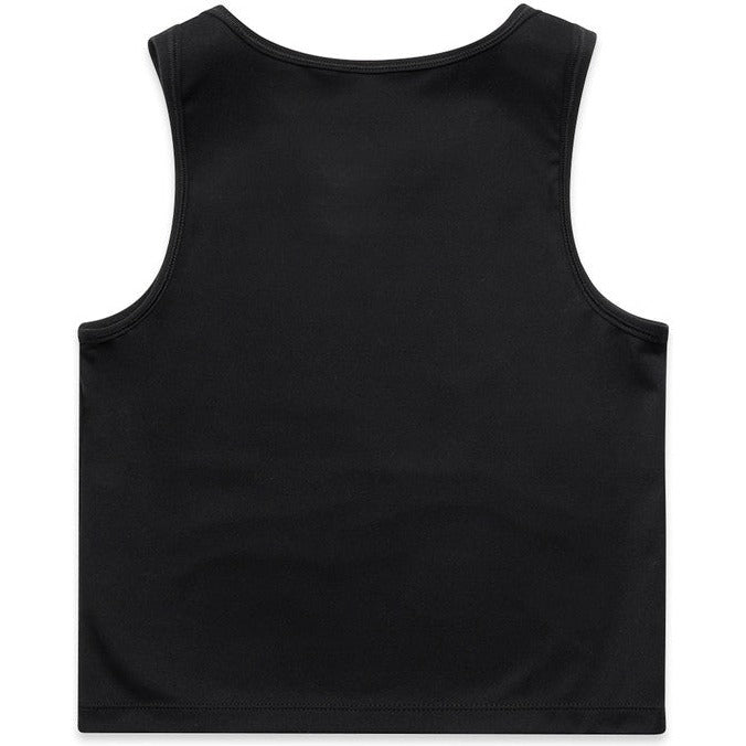 AS Colour Women's Active Crop Tank | 4642 (Black)