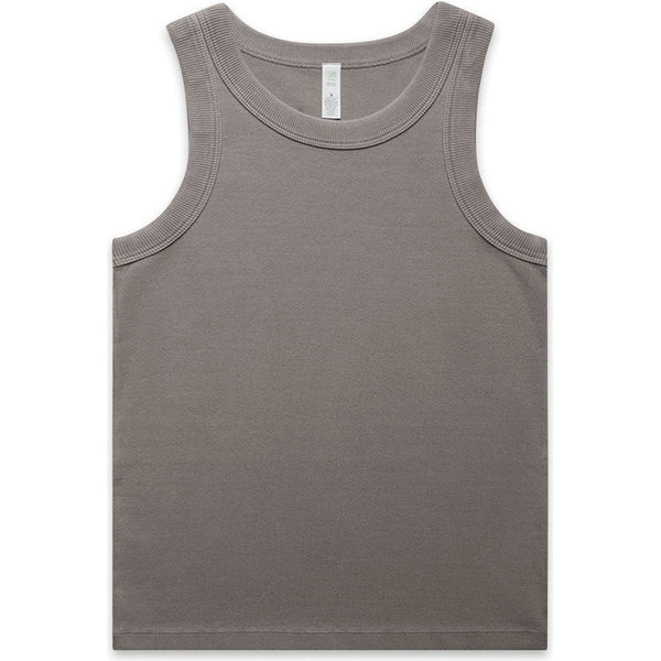 AS Colour Women's Faded Organic Rib Tank | 4034 (Faded Grey)