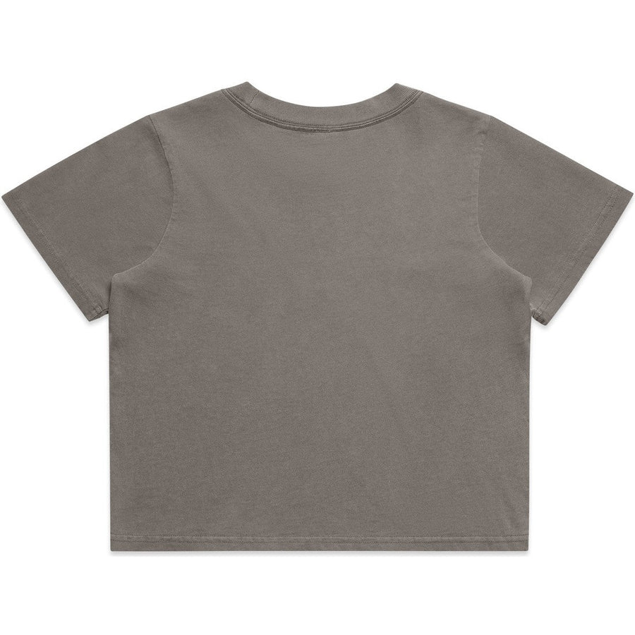 AS Colour Women's Heavy Faded Crop Tee | 4089 (Faded Grey)