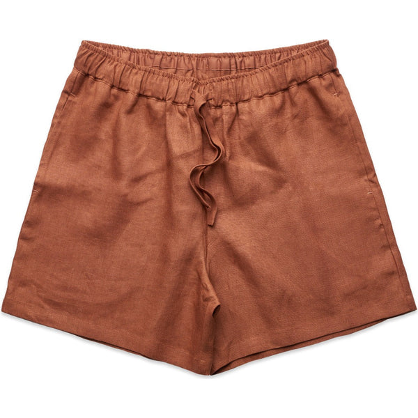 AS Colour Women's Linen Shorts | 4919 (Clay)