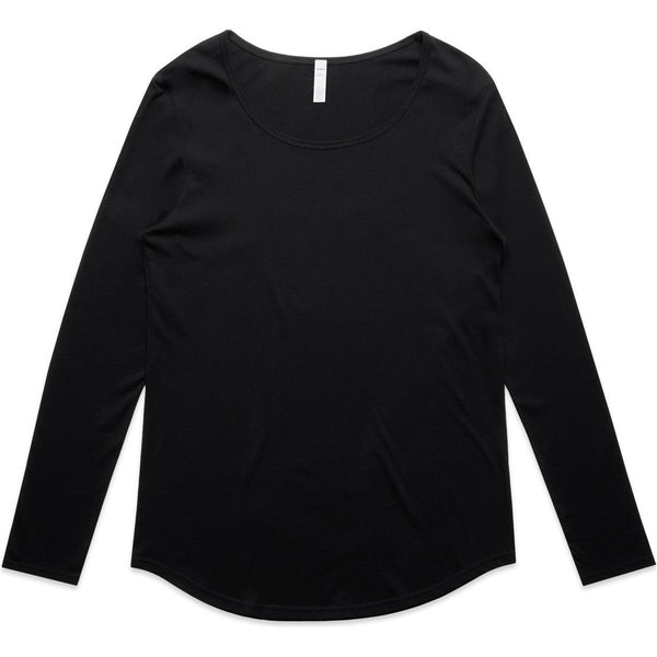 AS Colour Women's Mali L/S Tee | 4009 (Black)