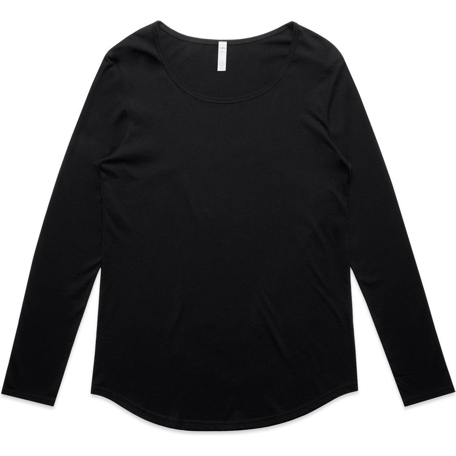AS Colour Women's Mali L/S Tee | 4009 (Black)