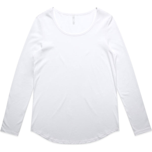 AS Colour Women's Mali L/S Tee | 4009 (White)