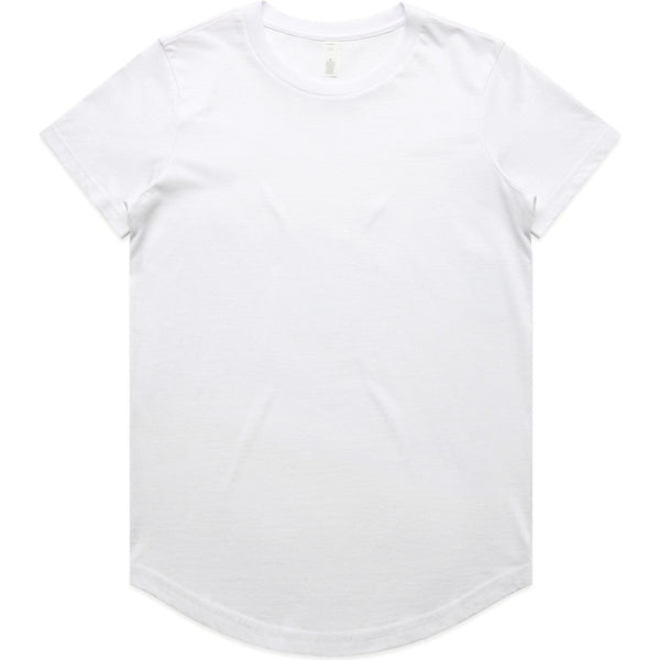 AS Colour Women's Maple Curve Tee | 4024 (White)