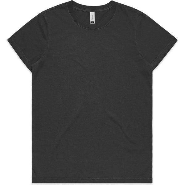 AS Colour Women's Maple Faded Tee | 4065 (Faded Black)