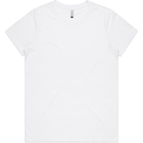 AS Colour Women's Maple Organic Tee | 4001G (White)