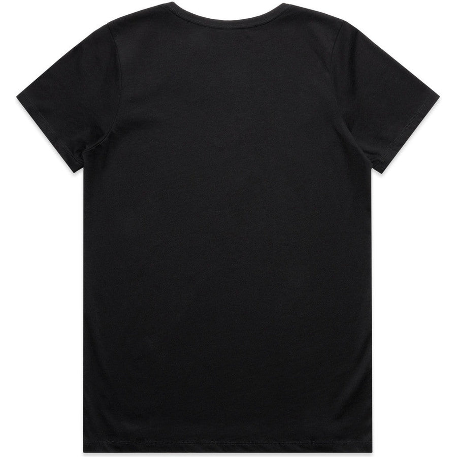 AS Colour Women's Maple Scoop Tee | 4019 (Black)