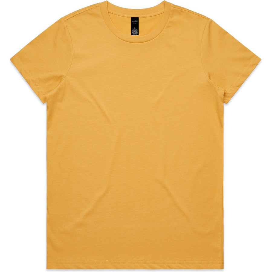 AS Colour Women's Maple Tee | 4001 (Mustard)
