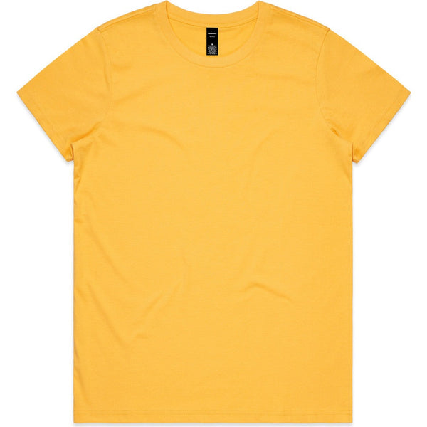 AS Colour Women's Maple Tee | 4001 (Yellow)