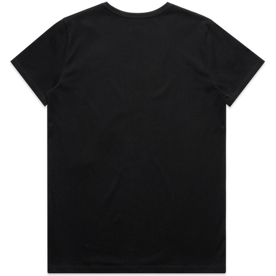 AS Colour Women's Maple V Neck Tee | 4023 (Black)