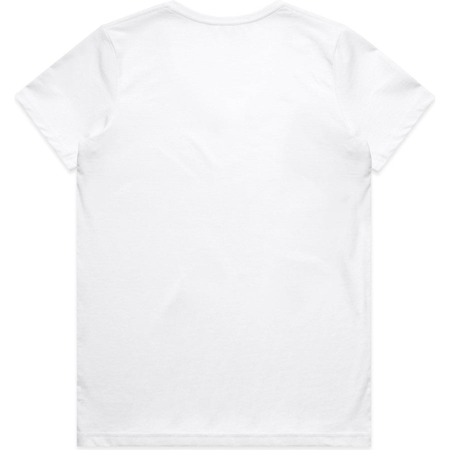 AS Colour Women's Maple V Neck Tee | 4023 (White)