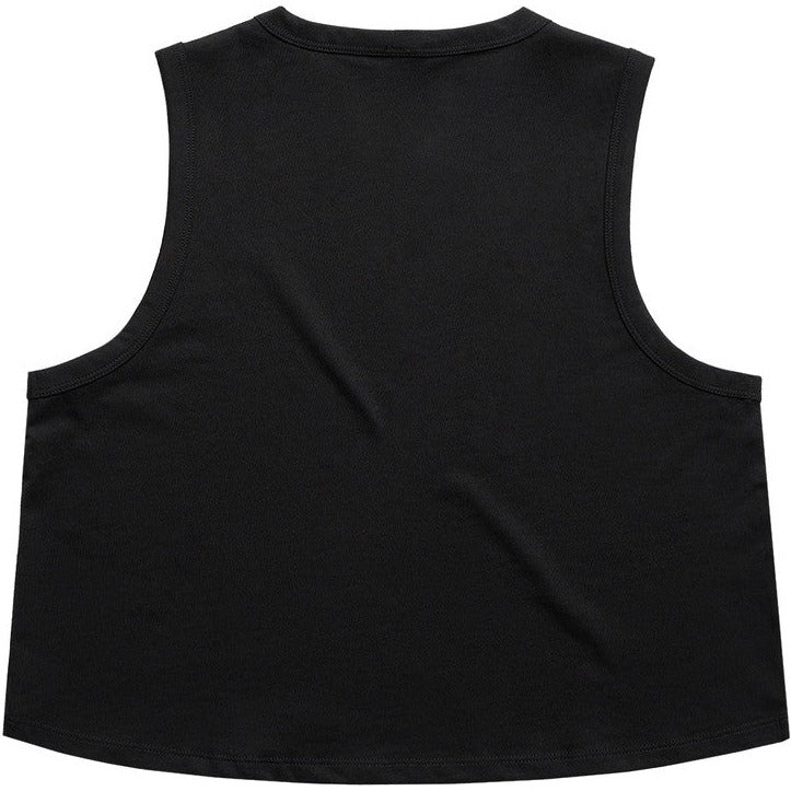 AS Colour Women's Martina Crop Tank | 4091 (Black)