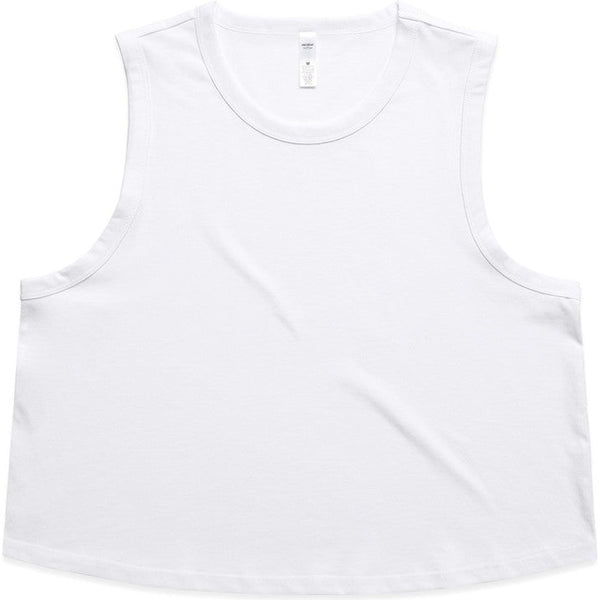AS Colour Women's Martina Crop Tank | 4091 (White)