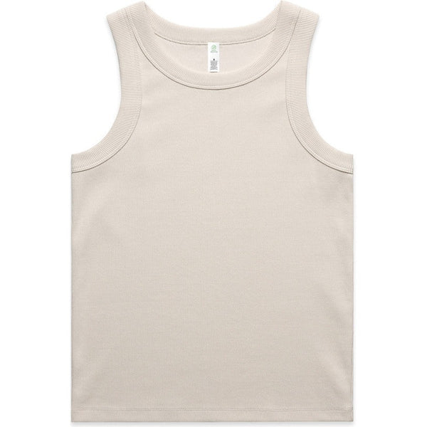 AS Colour Women's Organic Rib Tank | 4063G (Bone)