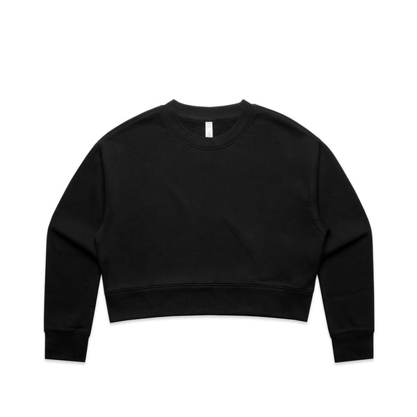 AS Colour Women's Relax Crop Crew | 4169 (Black)