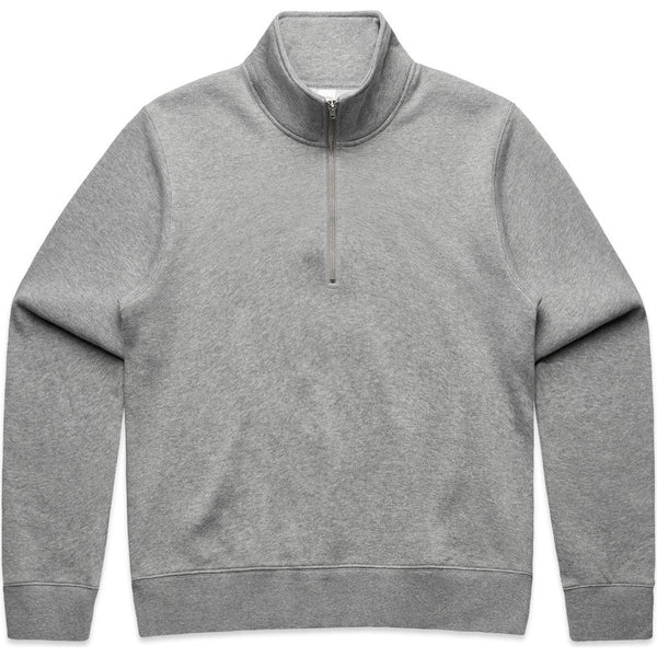 AS Colour Women's Stencil Half Zip Crew | 4125 (Grey Marle)