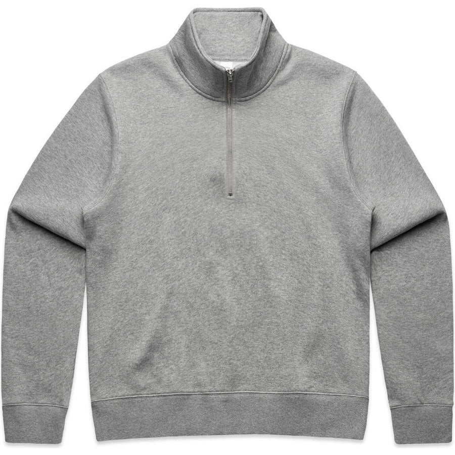 AS Colour Women's Stencil Half Zip Crew | 4125 (Grey Marle)