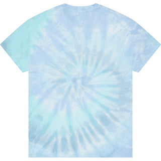 1000 Colortone Tie Dye Adult Lagoon - Back View | color:Lagoon|view:back