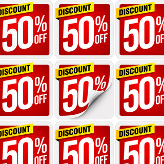Imprint Labels 50 x 50mm (Clear) — Layout Example