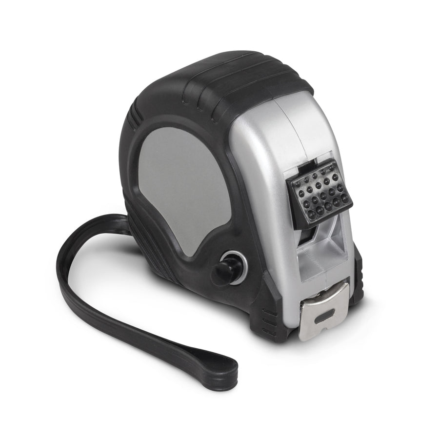 Measure 5 Metre Tape Measure (Silver/Black)