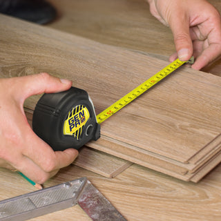 Measure 5 Metre Tape Measure (Silver/Black) — Feature
