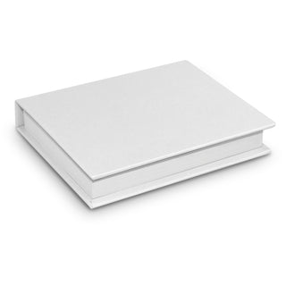 Stamp Hard Cover Notes and Flags (White)